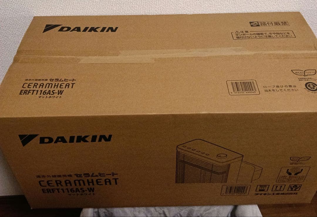 ダイキン　セラムヒート ERFT116AS-W