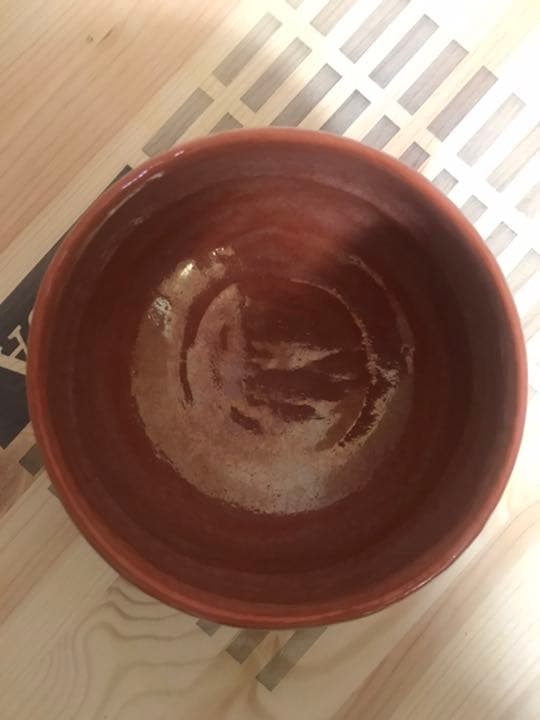 早い者勝ち❗️赤楽茶碗　佐々木松楽作　高橋悦道書付　銘・松風