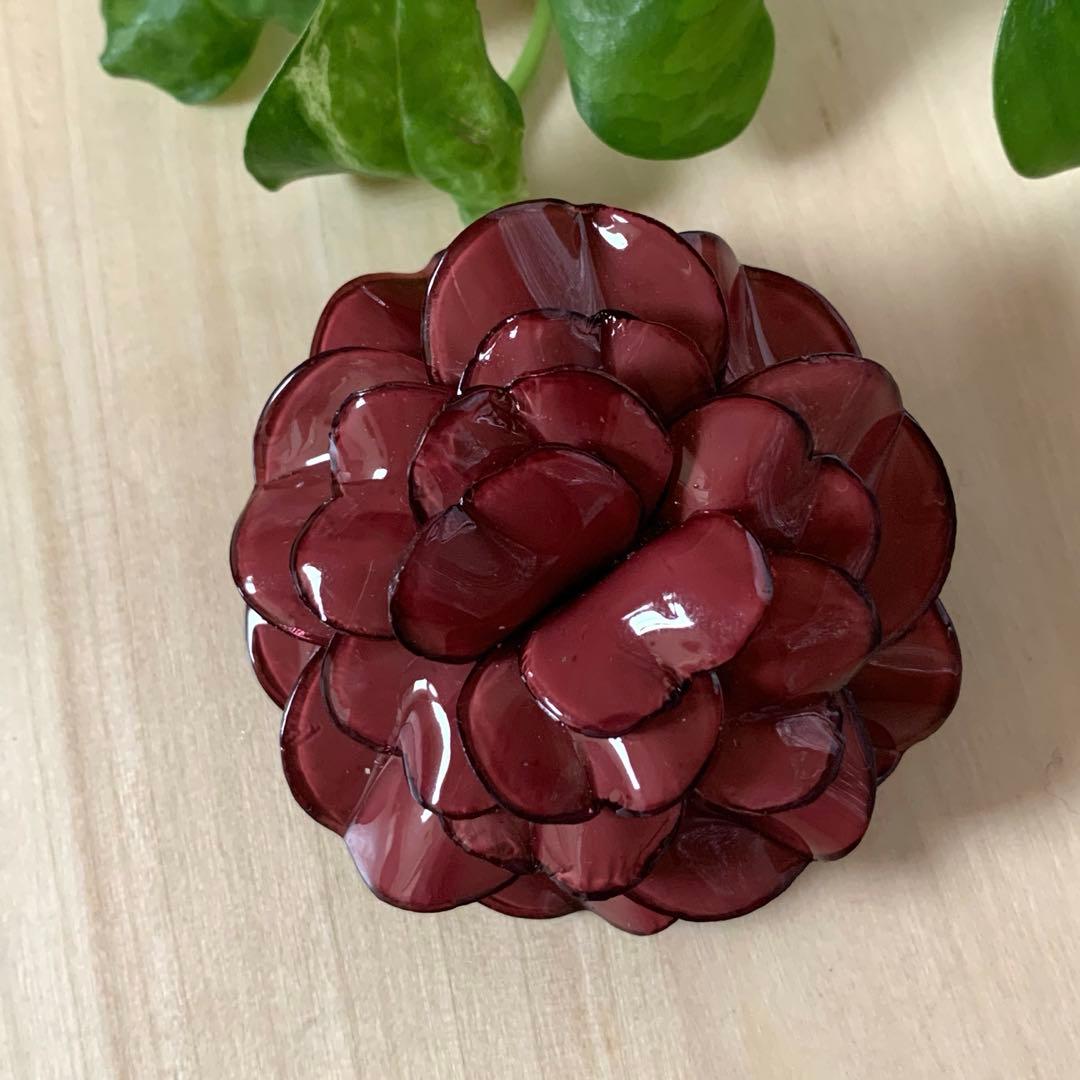 Francoise Montague ゼラニウム　ブローチ