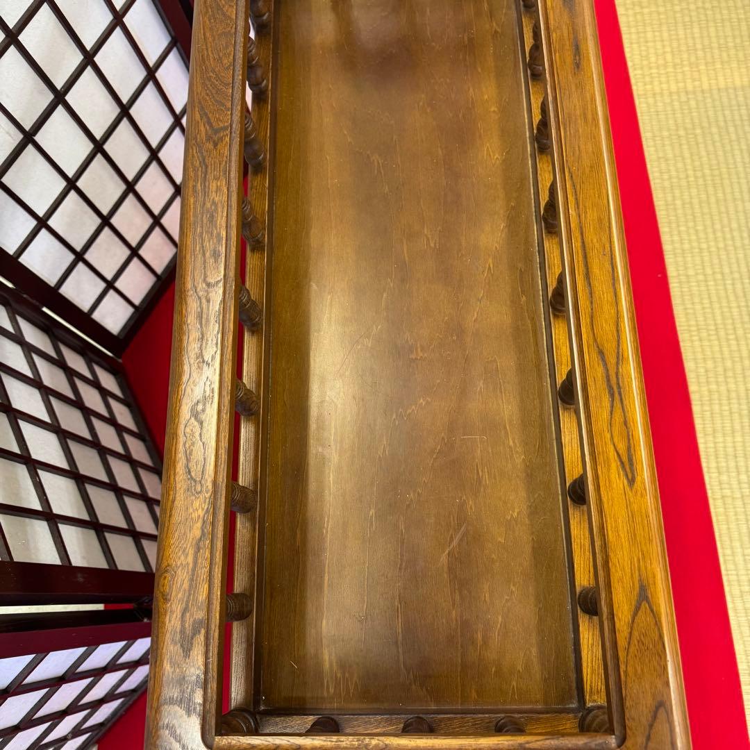 た*コ様 カリモク 木製　プランタースタンド　カート　フラワースタンド　キャスタ