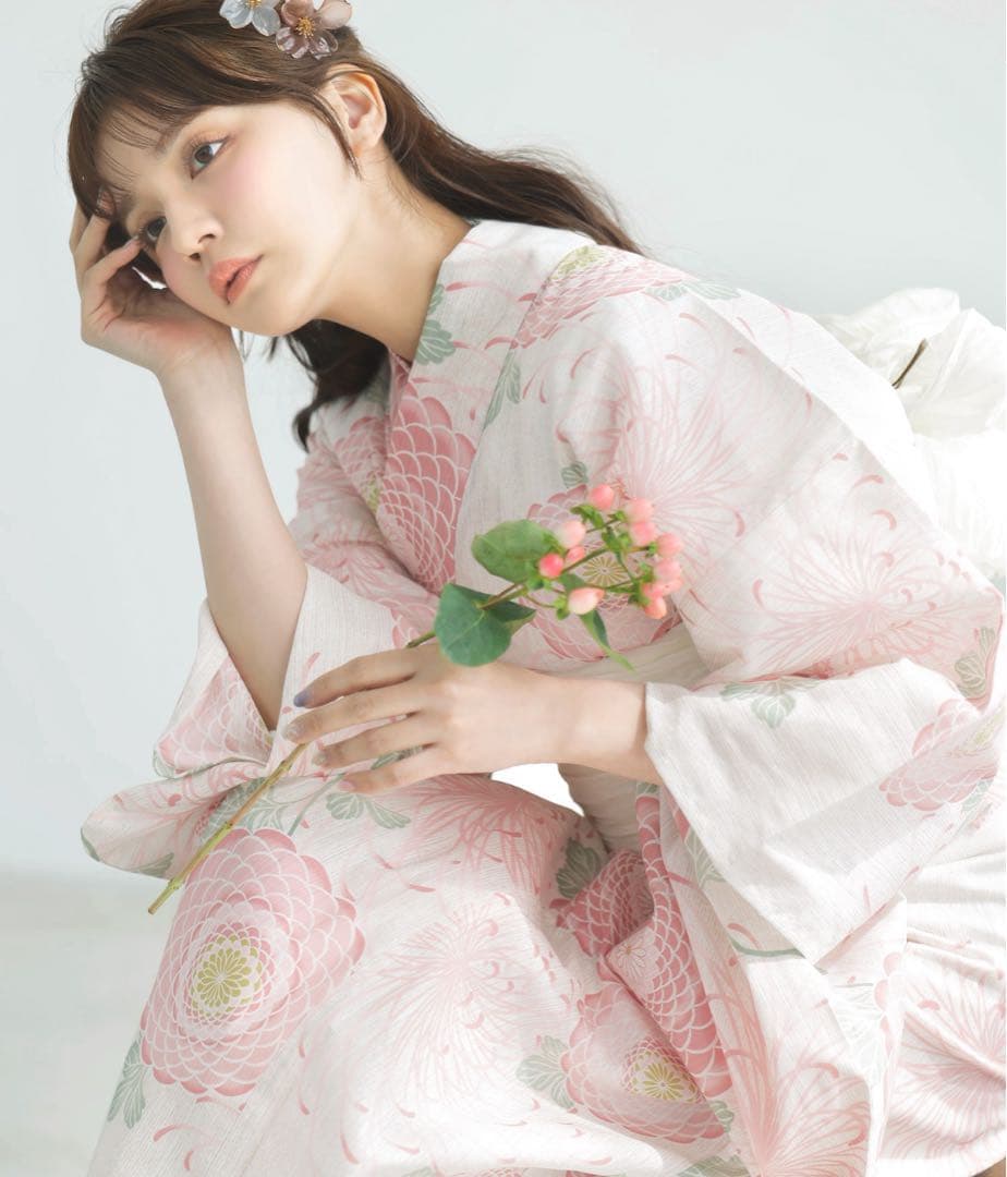 タイムセール！この夏浴衣欲しい方にオススメ♪かんたん着付け二部式浴衣3点セット