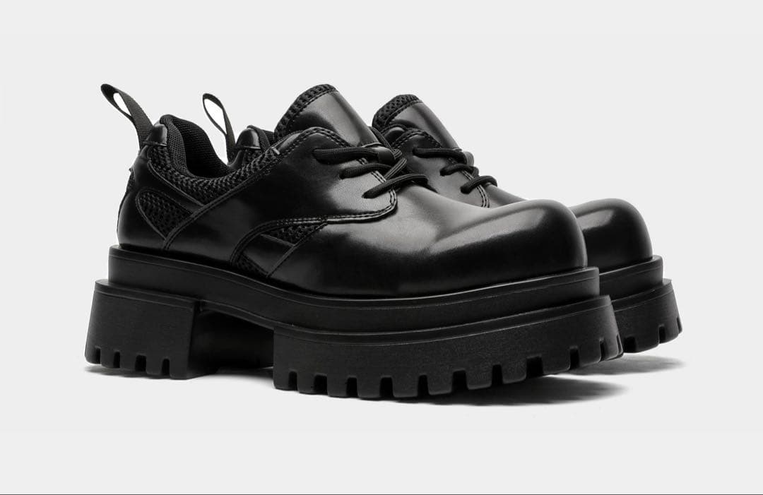 リマジン似　ダービーシューズ　厚底