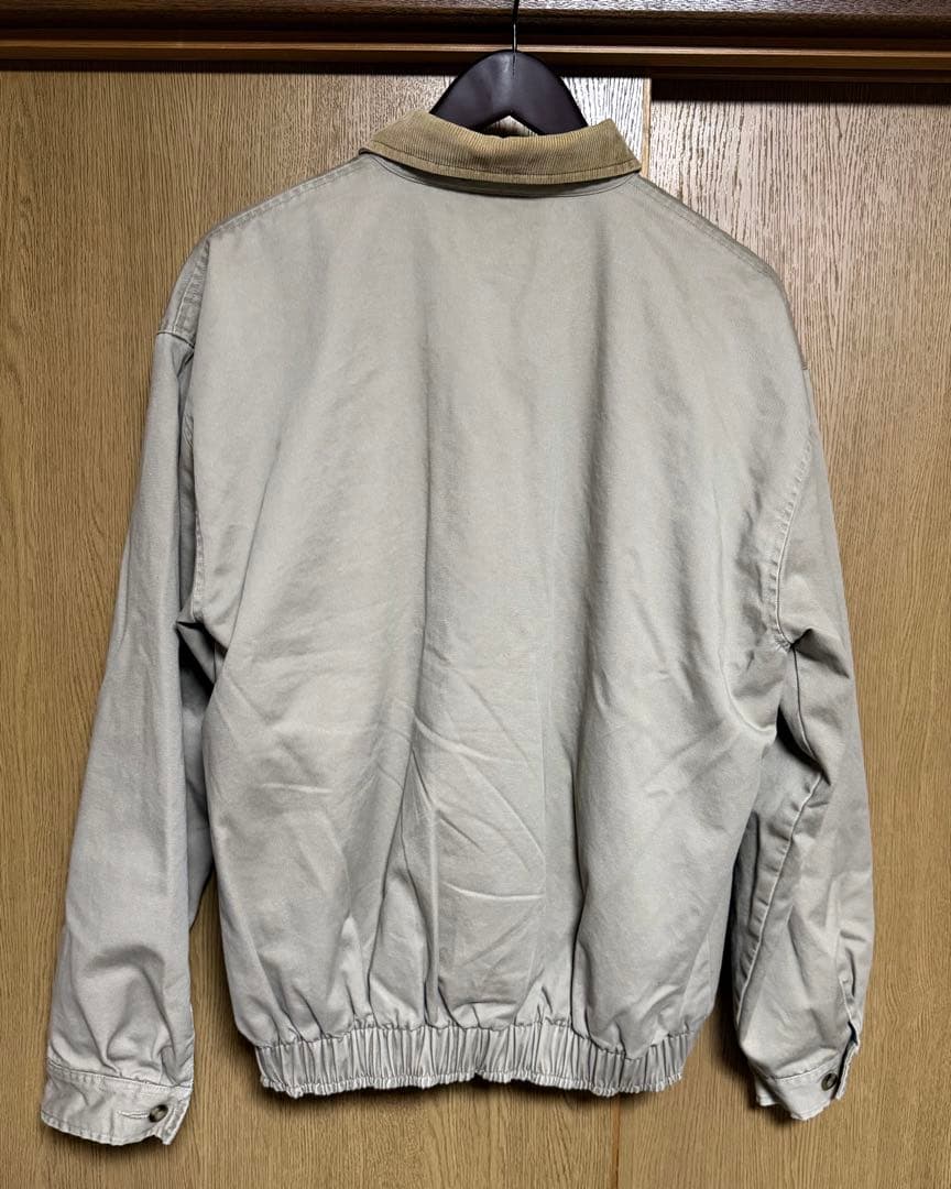 ポロ ラルフローレン ベージュ スウィングトップ Mサイズ 襟コーズ コットン