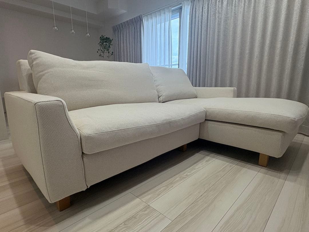 【美品】ACTUS カウチソファ 【本体・カウチ別発送のため本体側】