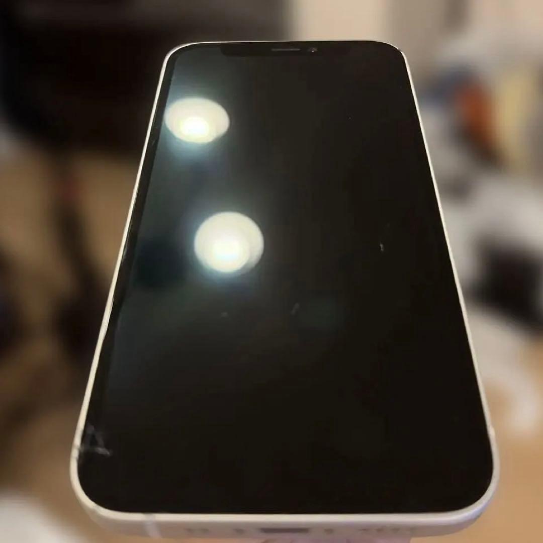 iPhone 12 mini ホワイト 256GB SIMフリー ※画面ヒビあり
