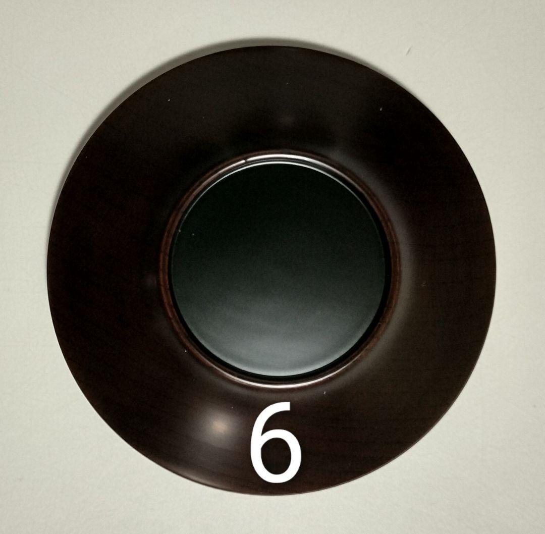 山中漆器　たに屋　木地呂内朱　ぼかし塗　応量器　1客　レアもの