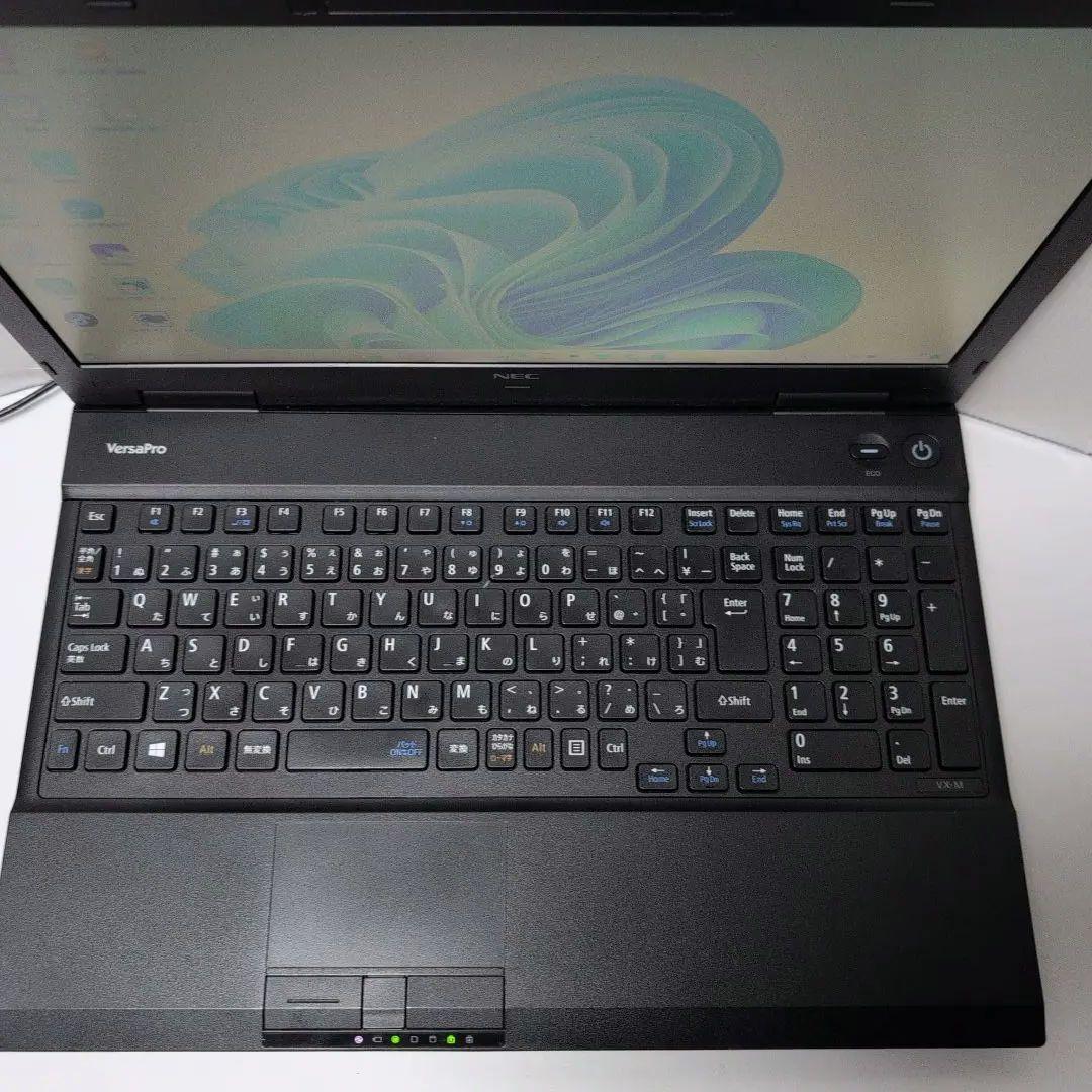 ノートPCたっぷり容量SSD960GB　NEC黒いPC