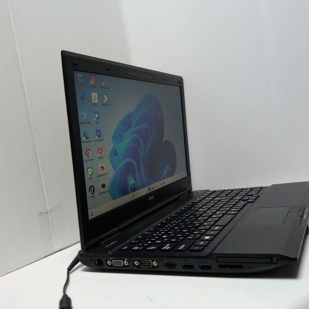 ノートPCたっぷり容量SSD960GB　NEC黒いPC