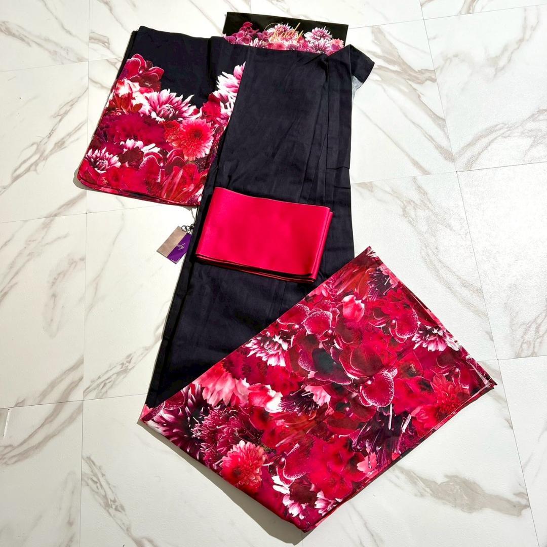 2018　未使用　Rady リゾフラ リゾートフラワー　浴衣　帯セット　ブラック