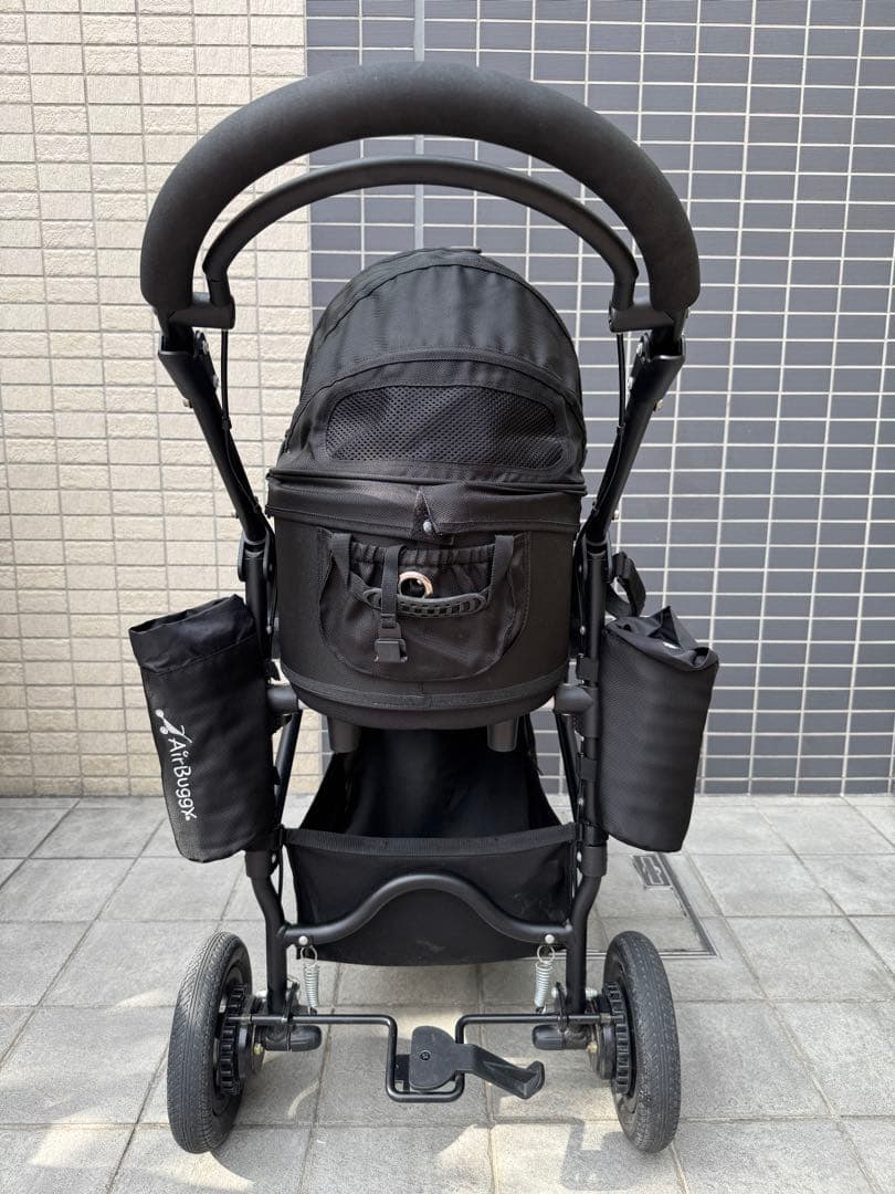 Air Buggy Dome2 SMサイズ ブラック ペットカート 中古