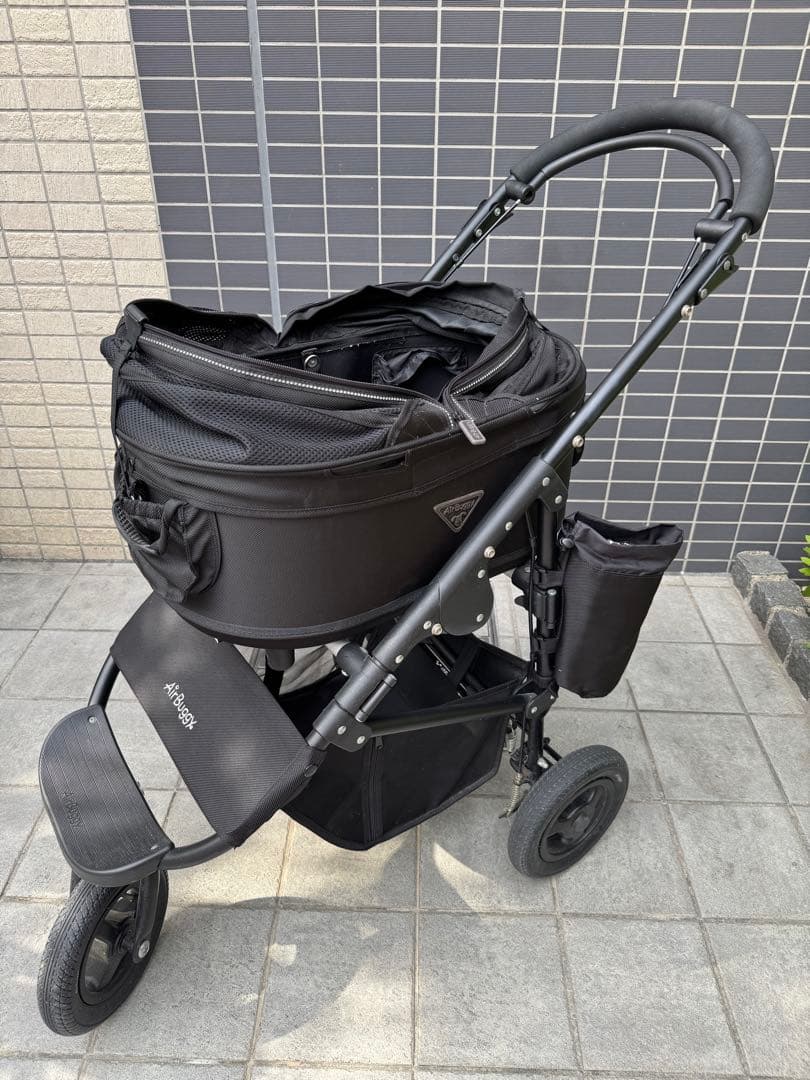 Air Buggy Dome2 SMサイズ ブラック ペットカート 中古