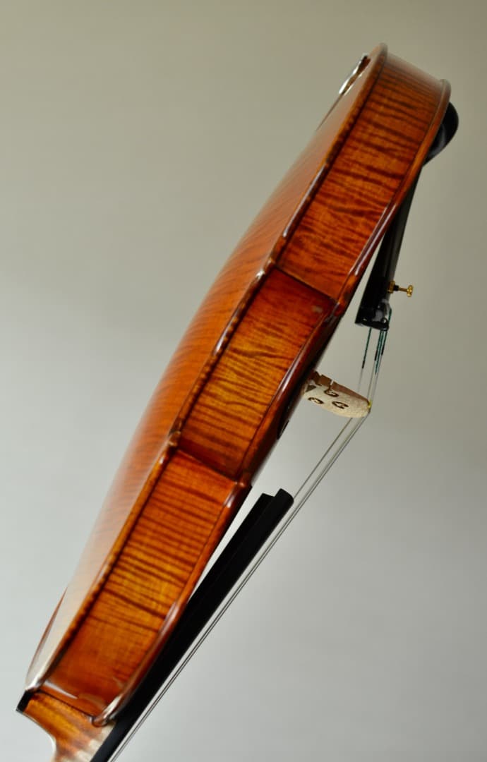 【極虎杢 新品】Gliga Vasile Maestro バイオリン 4/4