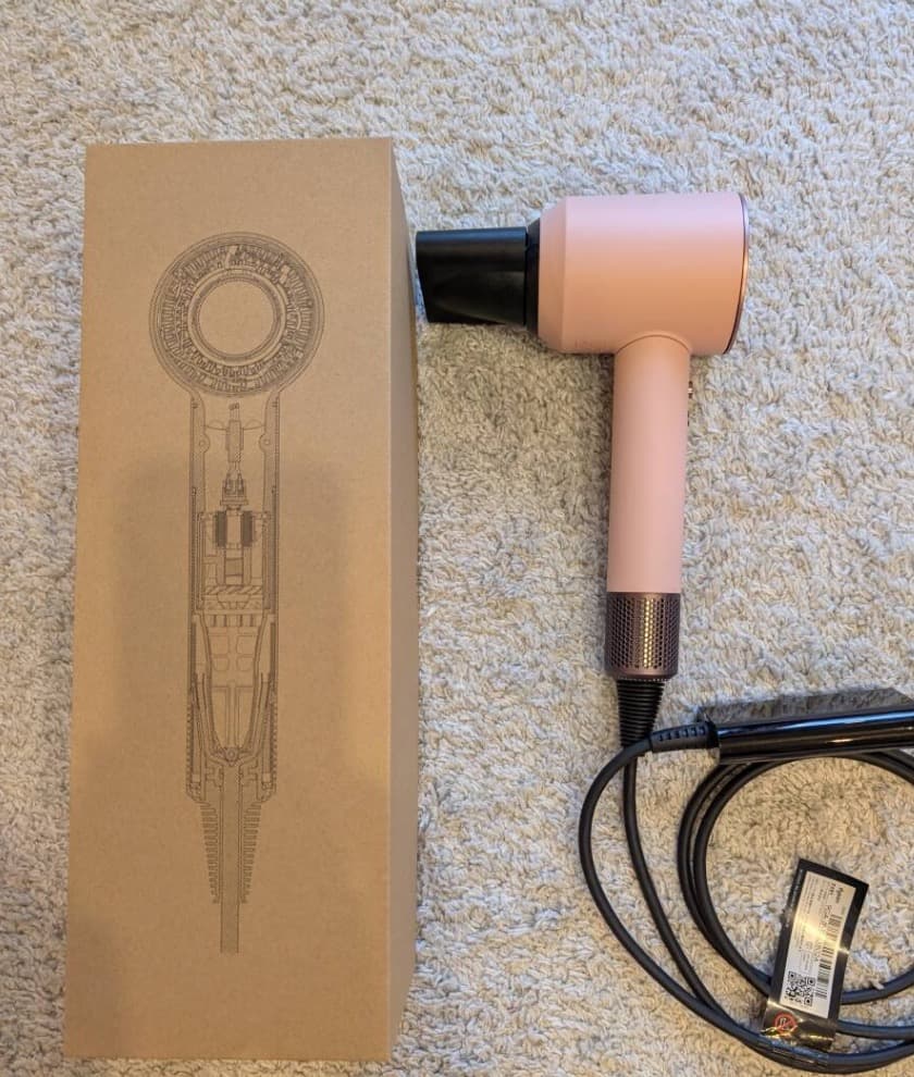 ダイソン HD08ULFBPRENT スーパーソニック さくらロゼゴールド　美品