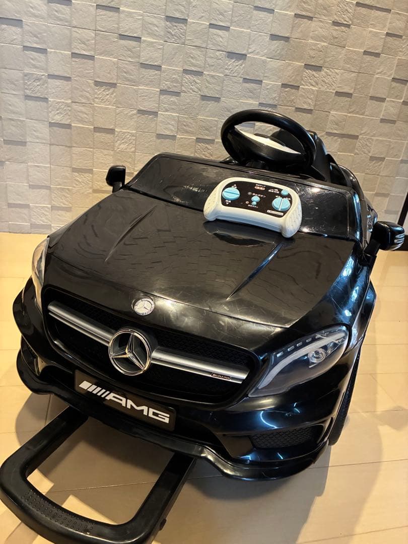 AMG バイクと車のセット LEDライト付き