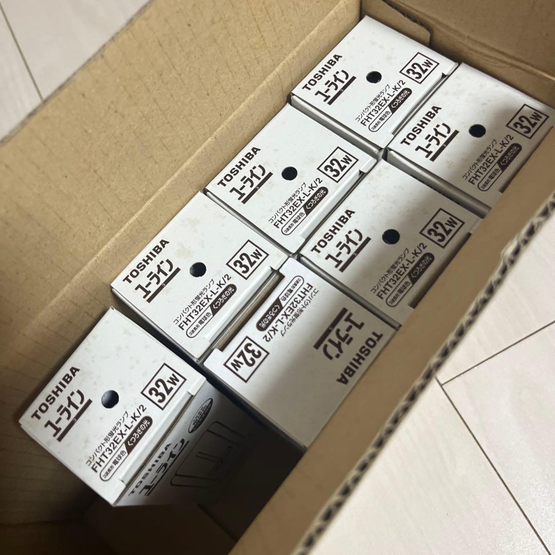 TOSHIBA FHT32EX-L-K/2 32W 蛍光灯 7本セット