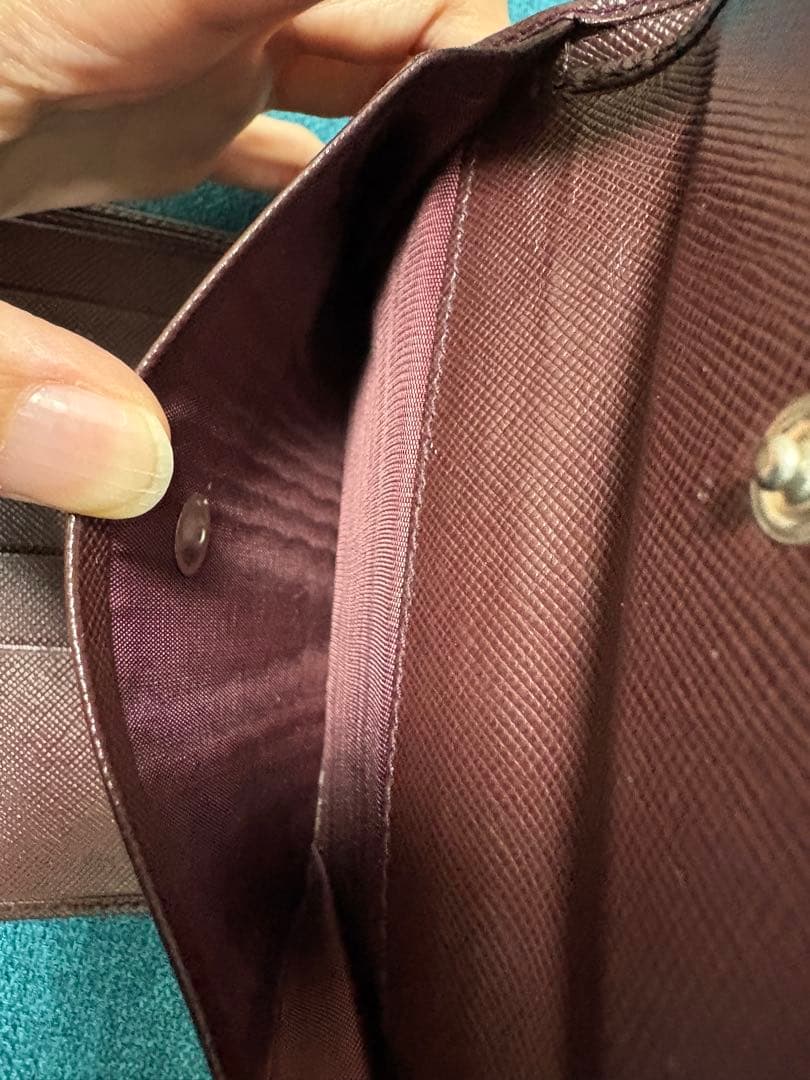RAMさん専用【美品】PRADA ボルドーブラウン 三つ折り財布