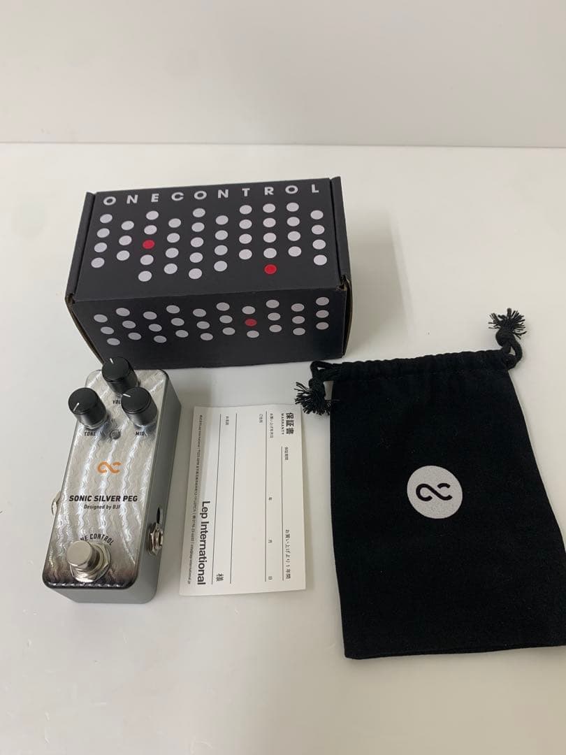 one control sonic silver peg エフェクター