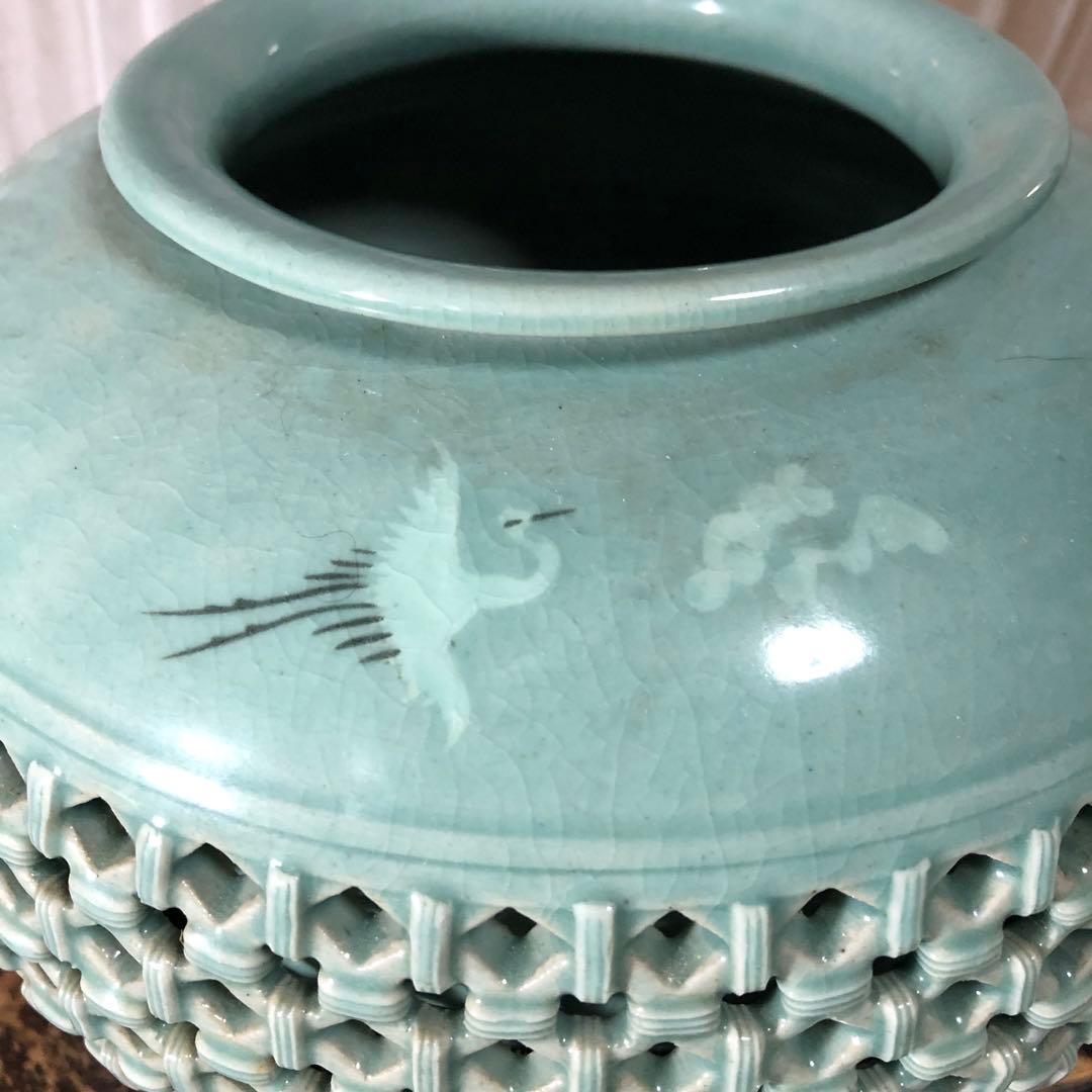 朝鮮青磁　花瓶