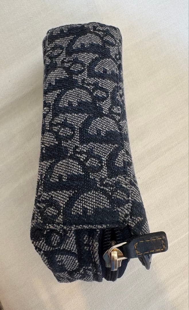 ディオール Dior コスメポーチ トロッター モノグラム ネイビー