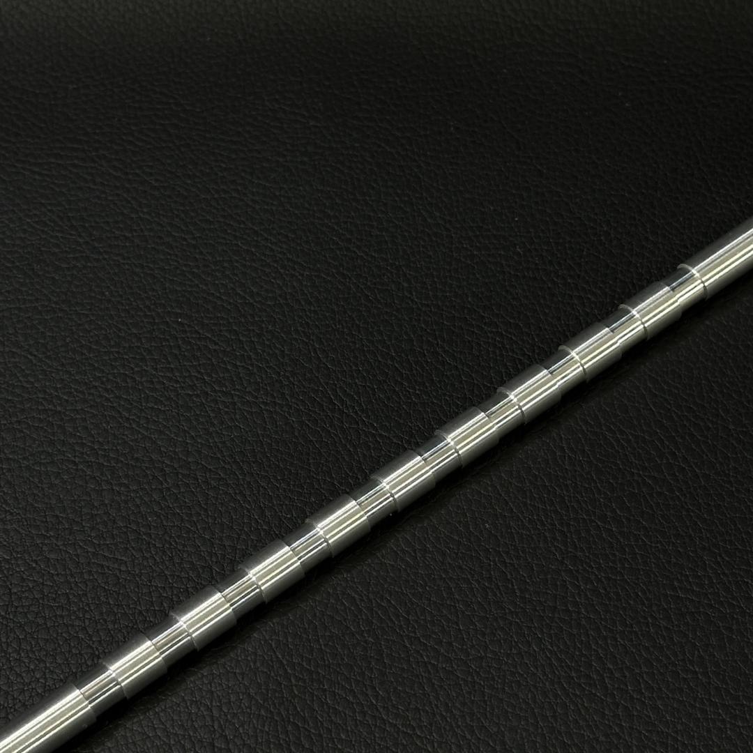 新品 特注品 チェロ エンドピン 8mm 超々ジュラルミン製 溝付き m1846