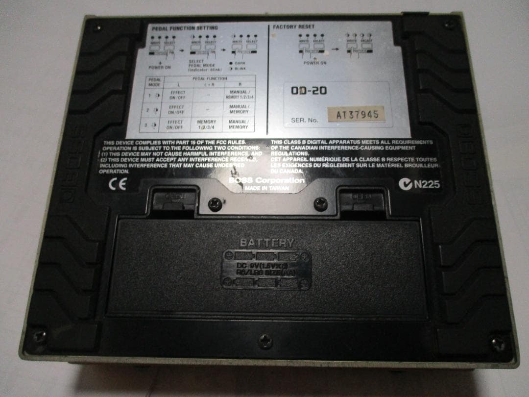 BOSS OD-20 オーバードライブ・ディストーション