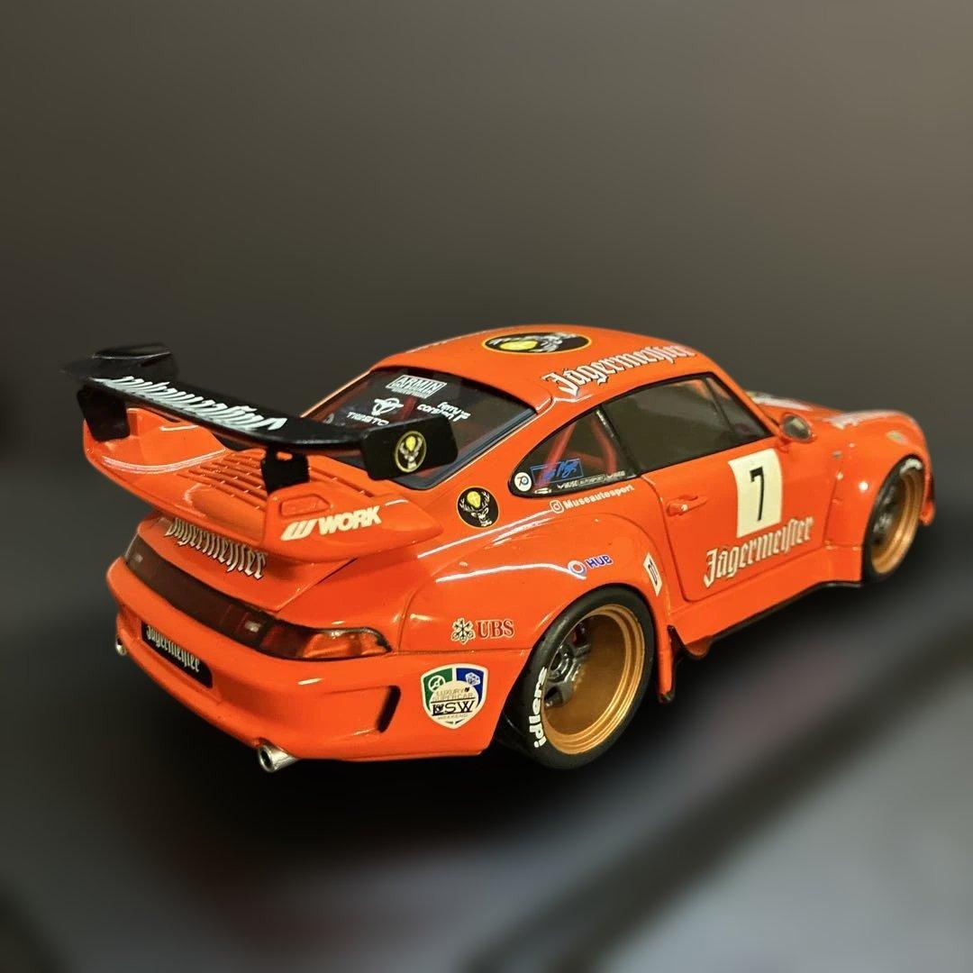 030 RWB ポルシェ 911 1/18スケールダイキャスト ミニカー