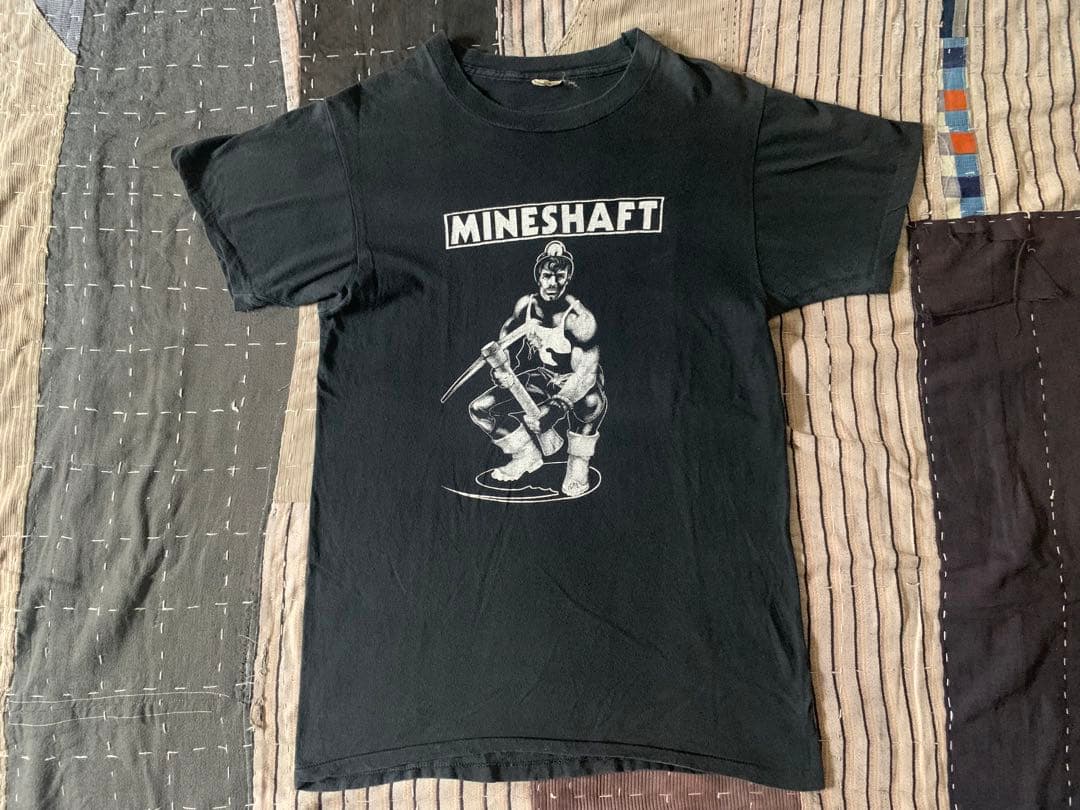 80s MINESHAFT vtg tシャツ ゲイバー Queen