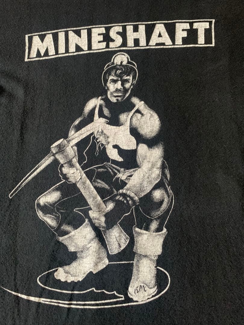80s MINESHAFT vtg tシャツ ゲイバー Queen