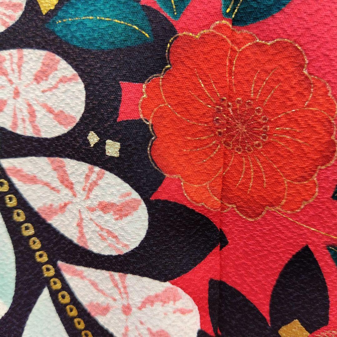 振袖フルセット(7点)・成人式・辻ヶ花・金彩加工・高級手縫・モダン・正絹・逸品