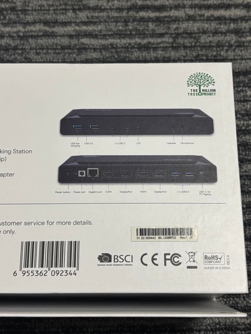 その他 Wavlink 4K Docking Station WL-UG69PD2