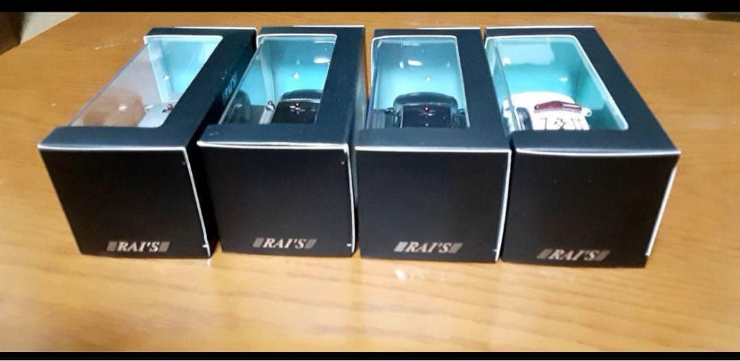 【4台セット】レイズ　クラウン　パトカー　1/43