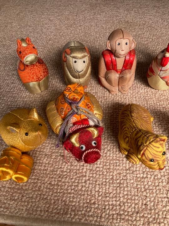 木目込み人形　干支　13個セット　龍なし