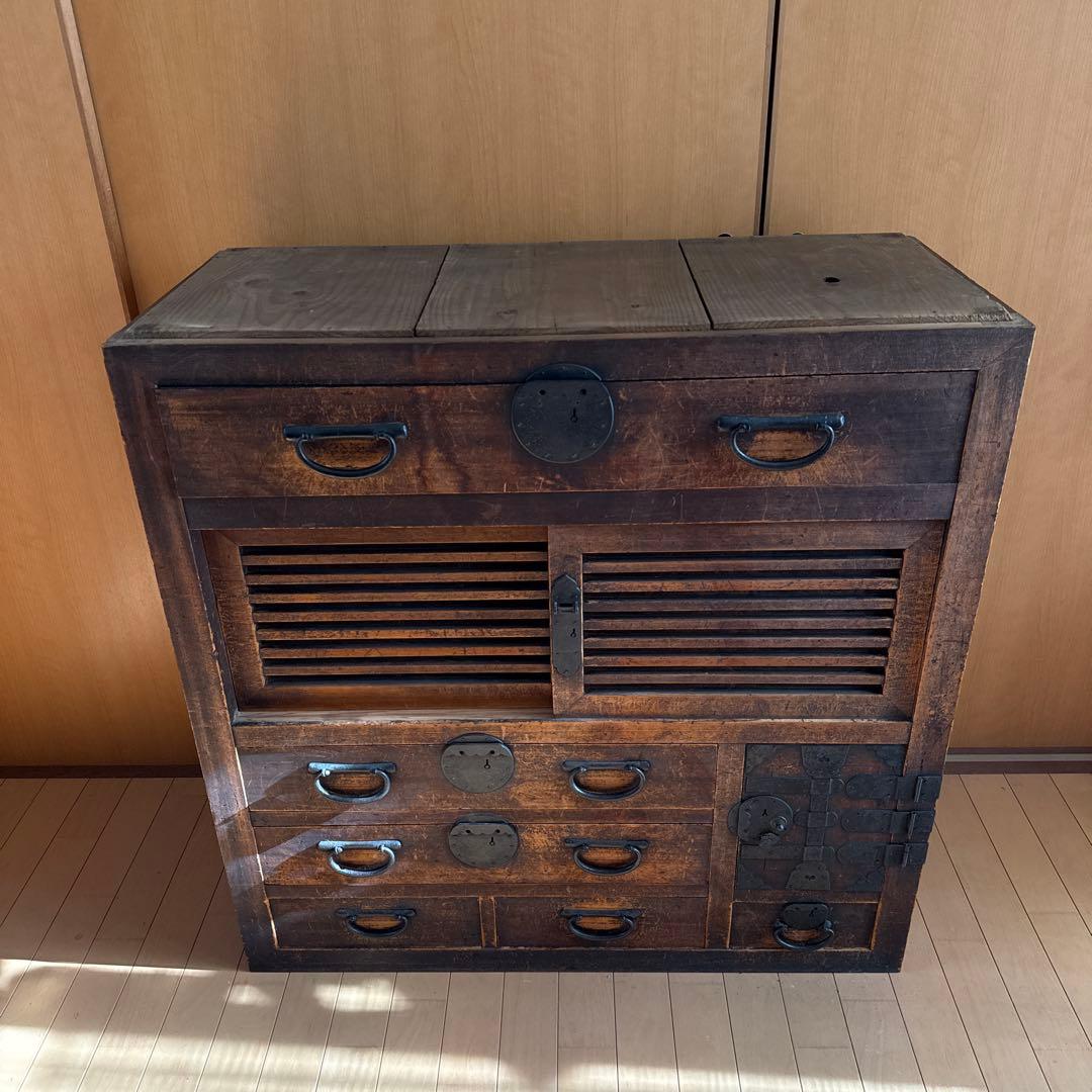 和タンス 和製アンティーク 収納 和風 インテリア