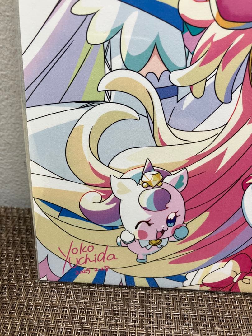 わんだふるぷりきゅあ！ ブルーレイ　全巻購入特典 描き下ろし　色紙