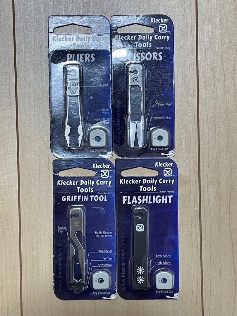s*6様 ■新品 Klecker Knives ツール4点セットKeyBar等に