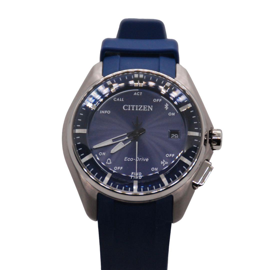 【美品】箱説あり シチズン BZ4000-07L Bluetooth ソーラー