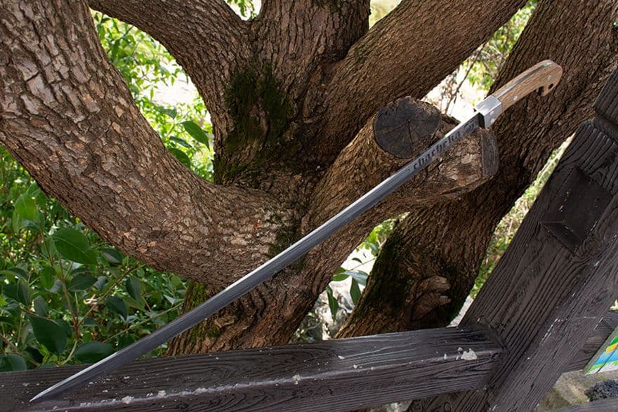 カチャカ 刀 鋼の刃 木製ハンドル 古兵器 武具 刀装具 鍛造打 鋼刀 冷兵器