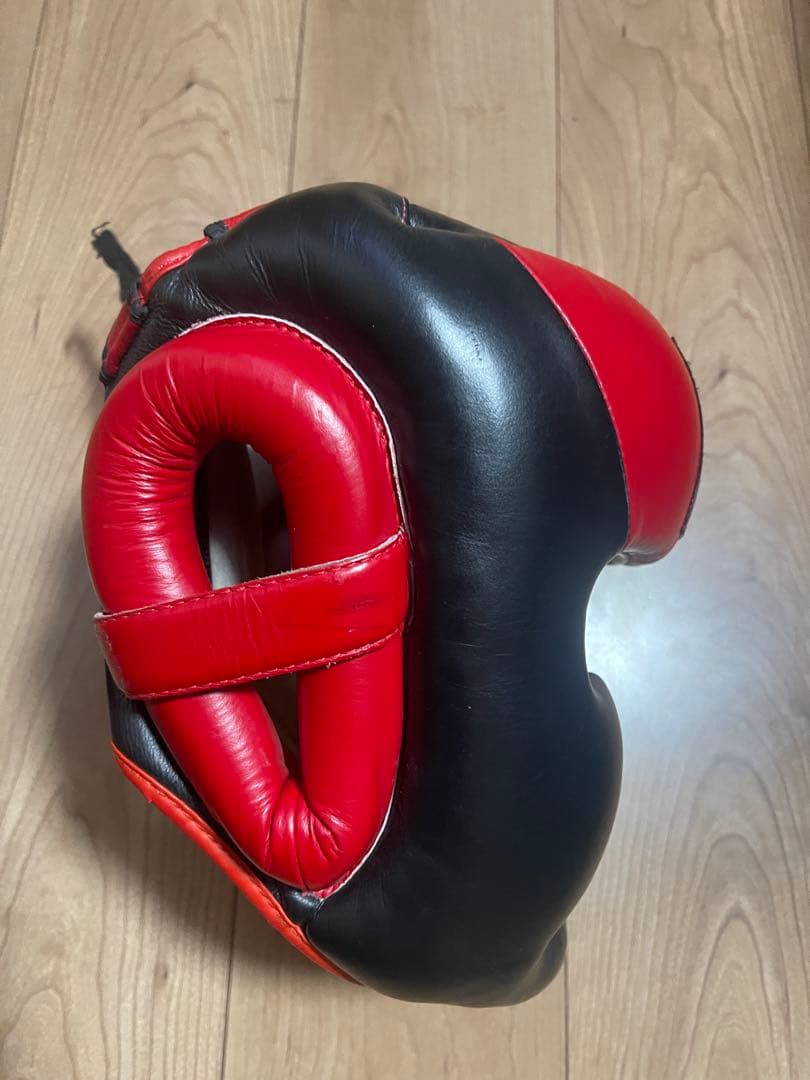 TWINS SPECIAL ヘッドギア レッド/ブラック　Lサイズ