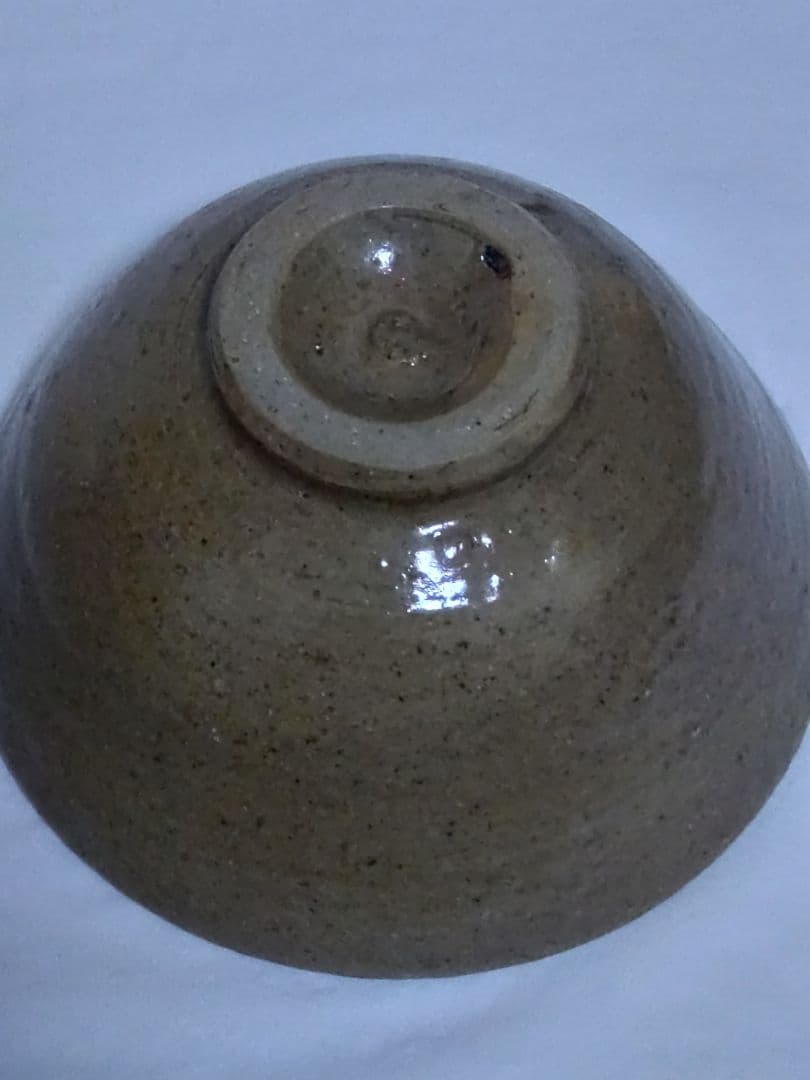 珍品【茶道具】水間焼　栄寿土　抹茶碗