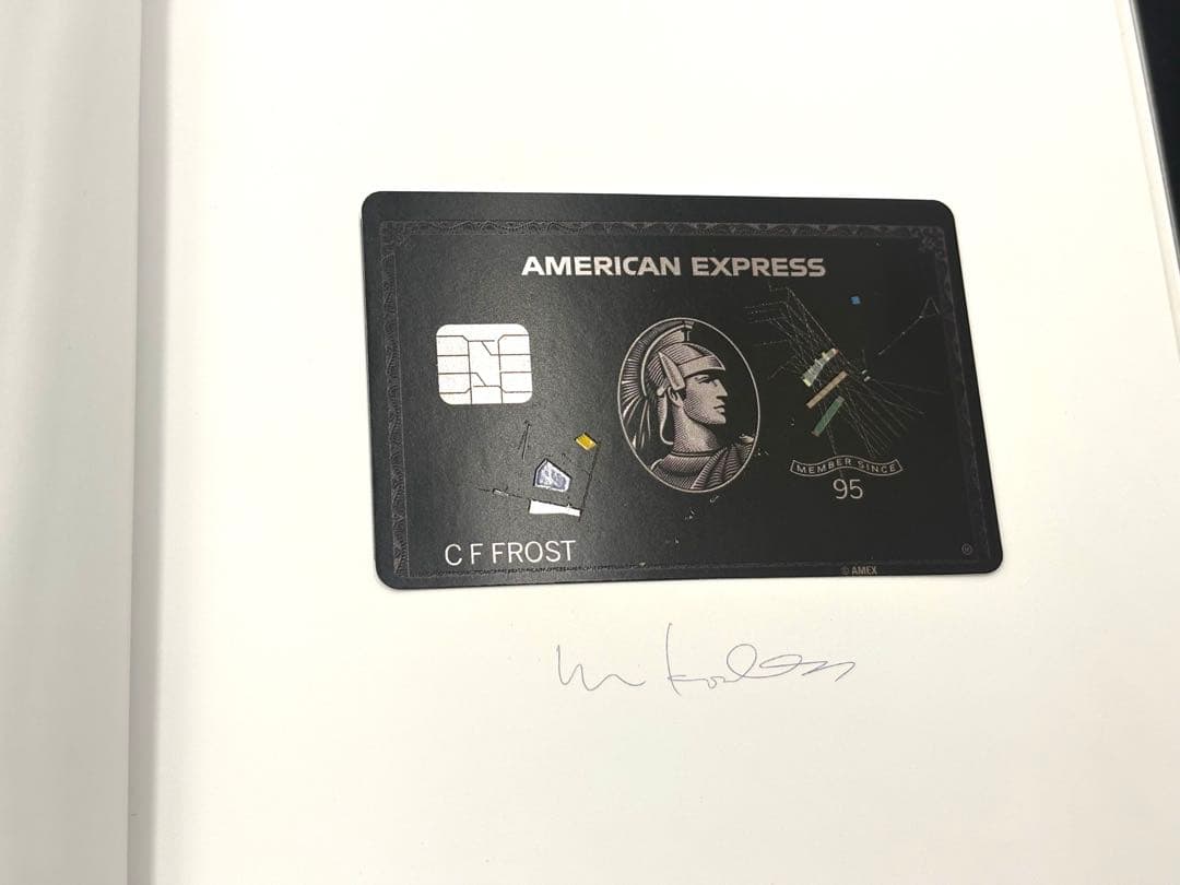 AMEX CENTURION カードサンプル 3種類 アメックス ブラックカード