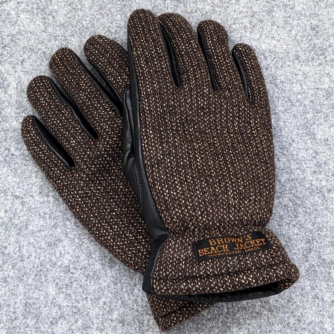 ブラウンズビーチ レザーグローブ BBJ9-010 手袋 フルカウント 本革