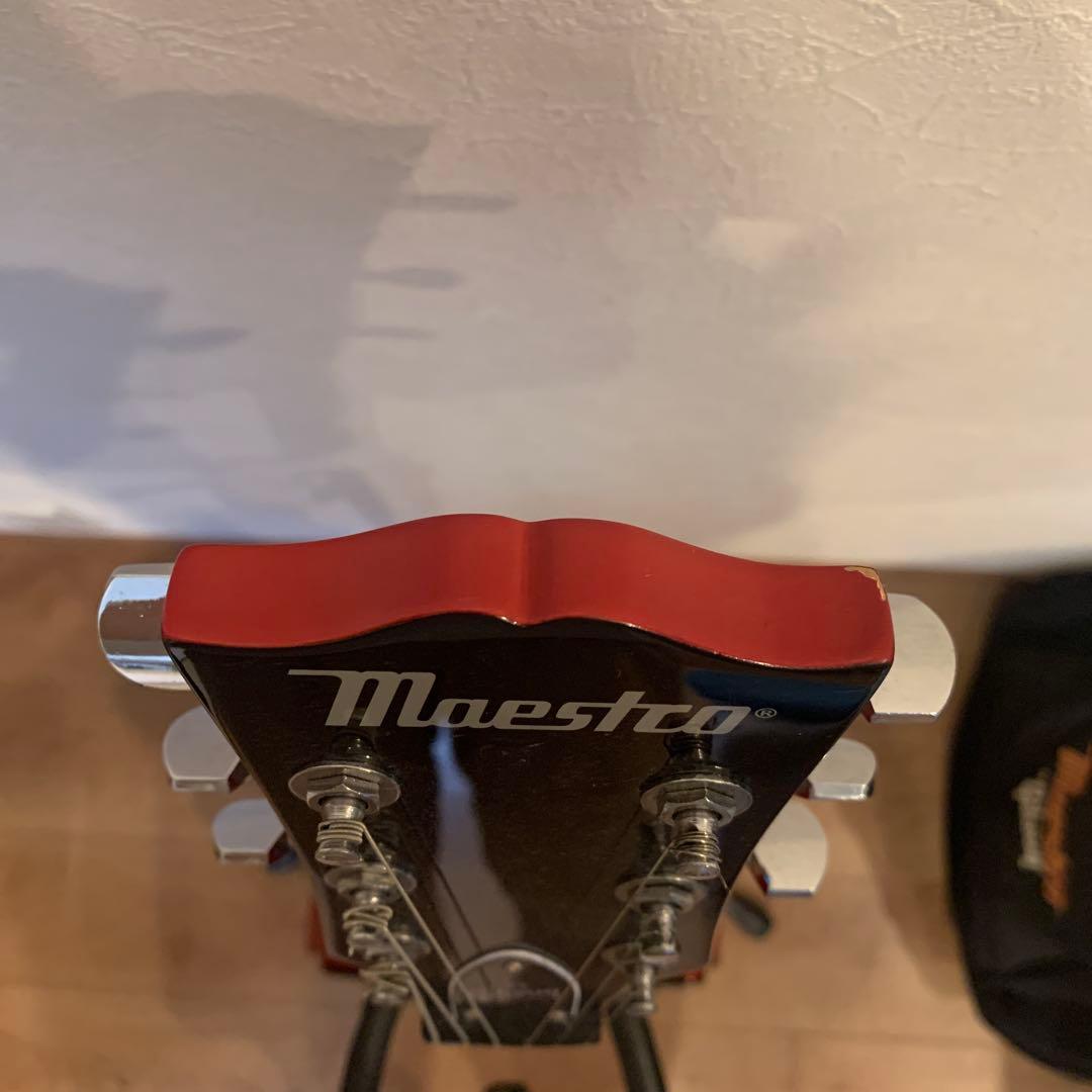 Maestro by Gibson Les Paul レスポールレッド