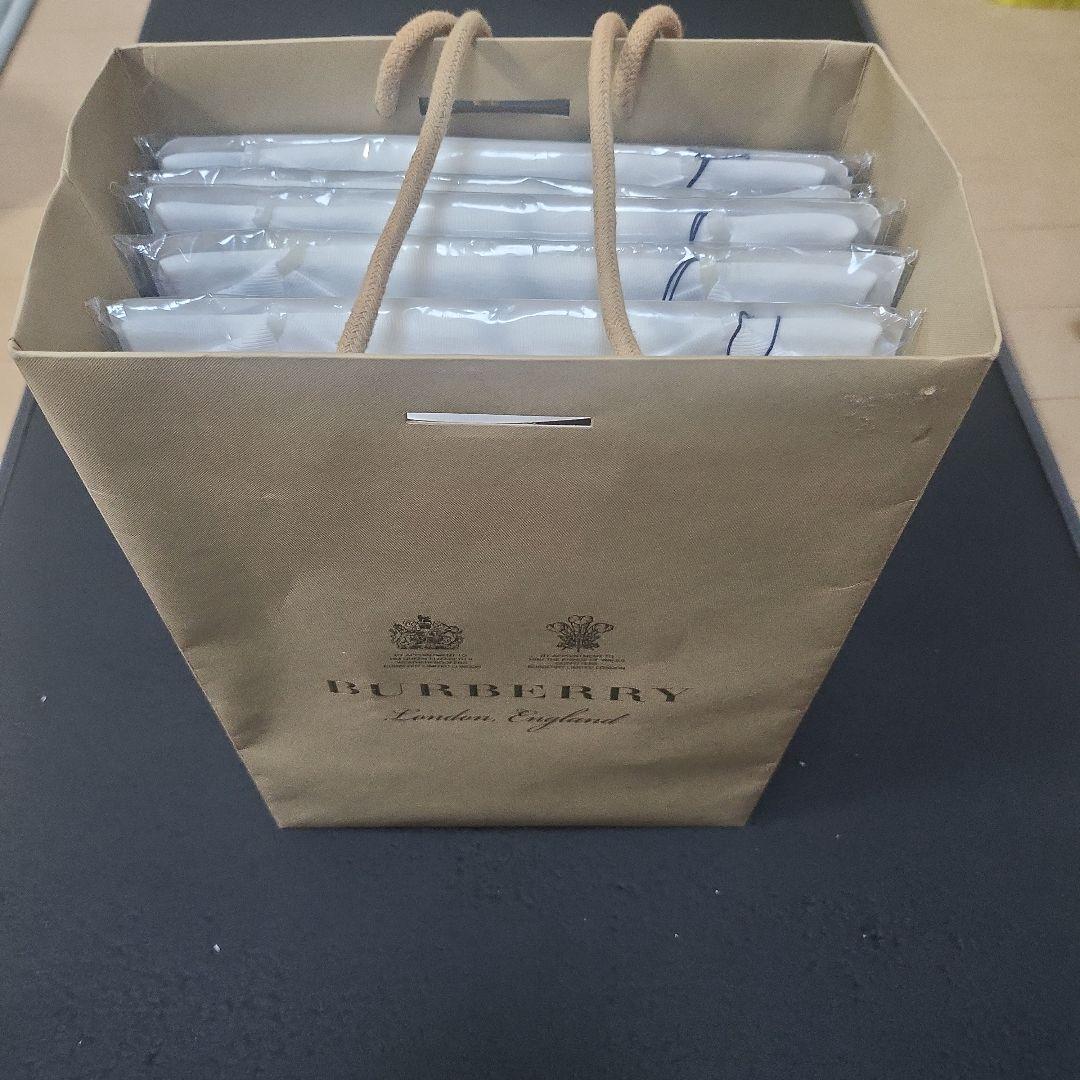 BURBERRY ホワイト 長袖シャツ 5枚セット