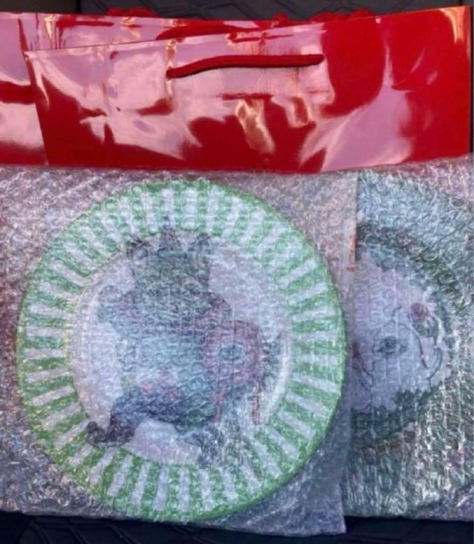 ヒグチユウコ展 CIRCUS 限定 ひとつめちゃん&ニャンコ　皿セット