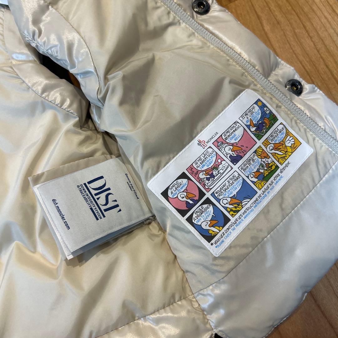 モンクレール ベビー ダウン ベスト アイボリー 80㎝