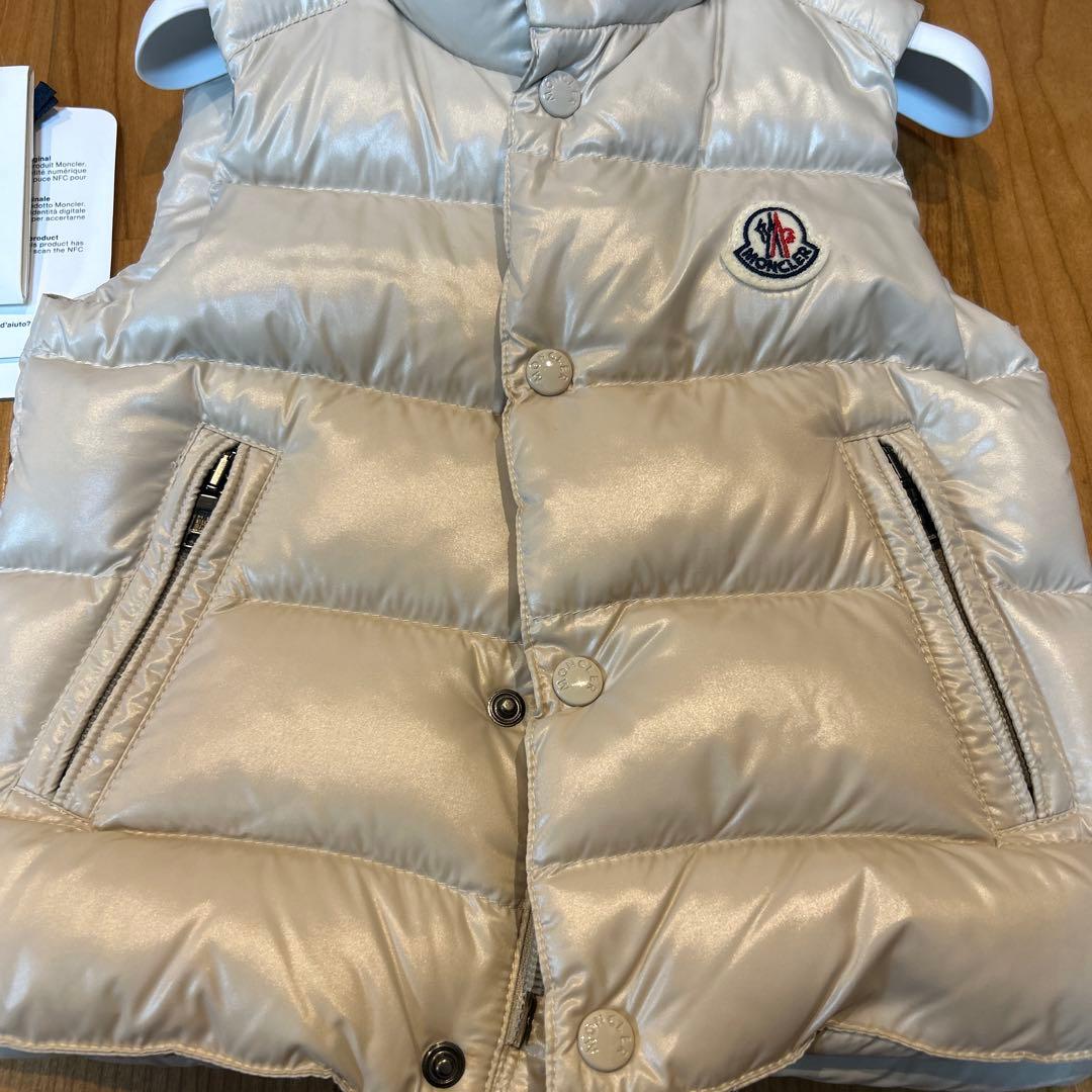 モンクレール ベビー ダウン ベスト アイボリー 80㎝