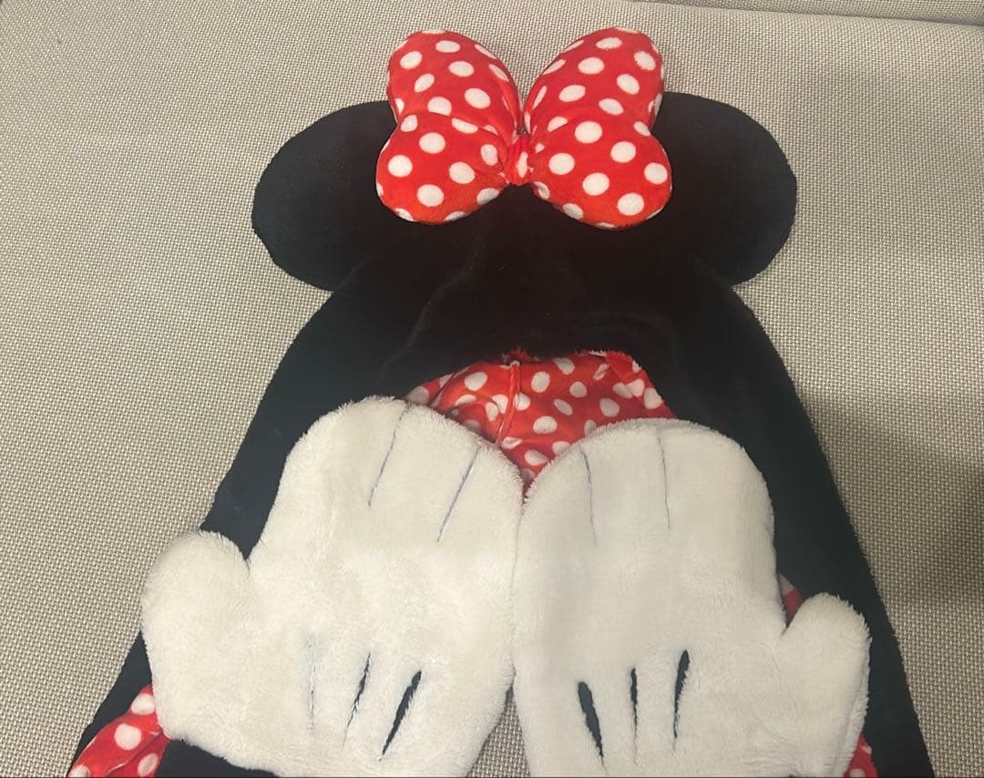 ミニーマウス マフラーキャップ ファンキャップ ディズニー