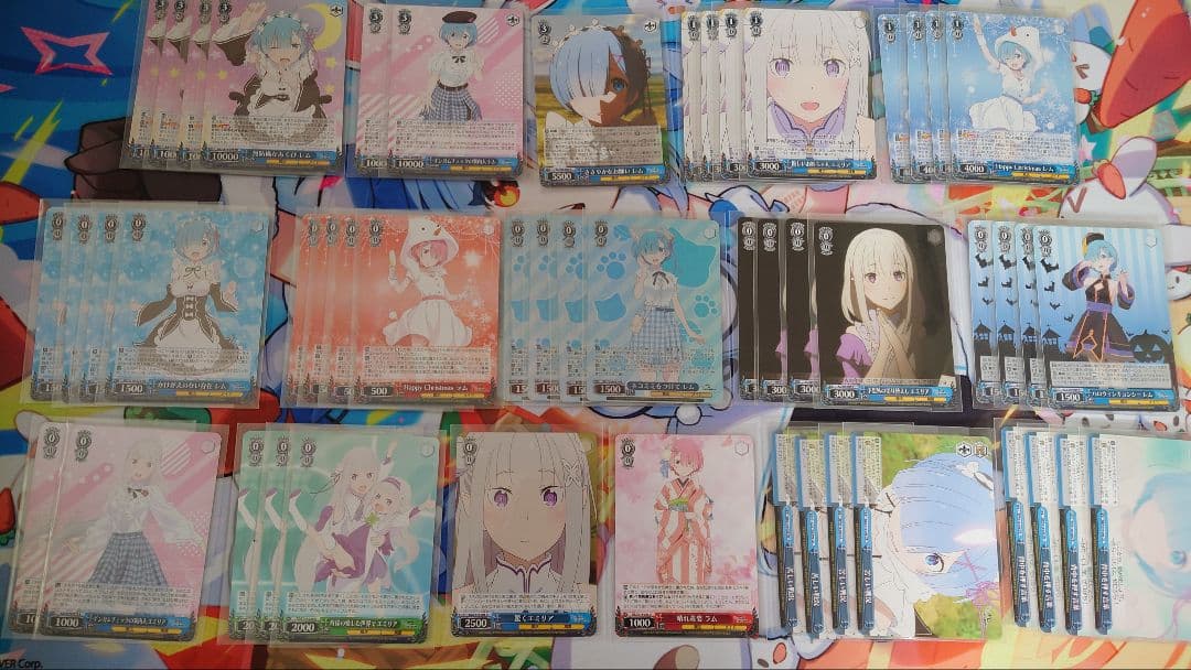 【24時間以内発送】リゼロ　8門デッキ　デッキパーツ付き