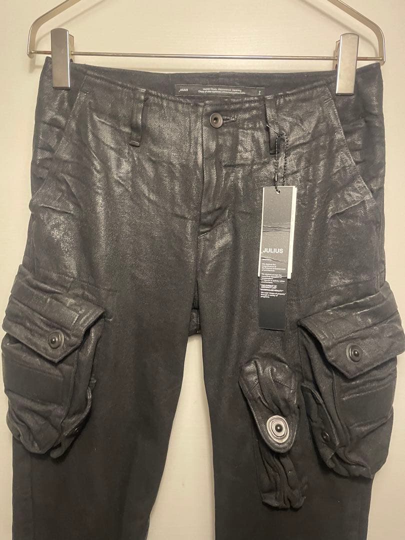絶*ン様 Julius ユリウス 25SSコーティングガスマスクパンツ 899P