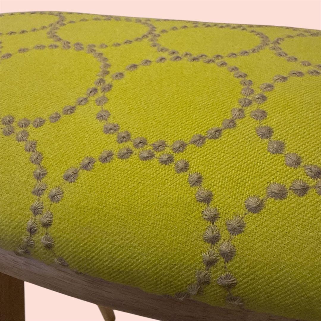 【北欧スタイル】ミナペルホネン生地使用スツール　イス　家具　ハイスツール